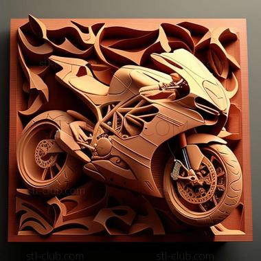 3D мадэль Ducati 848 EVO (STL)